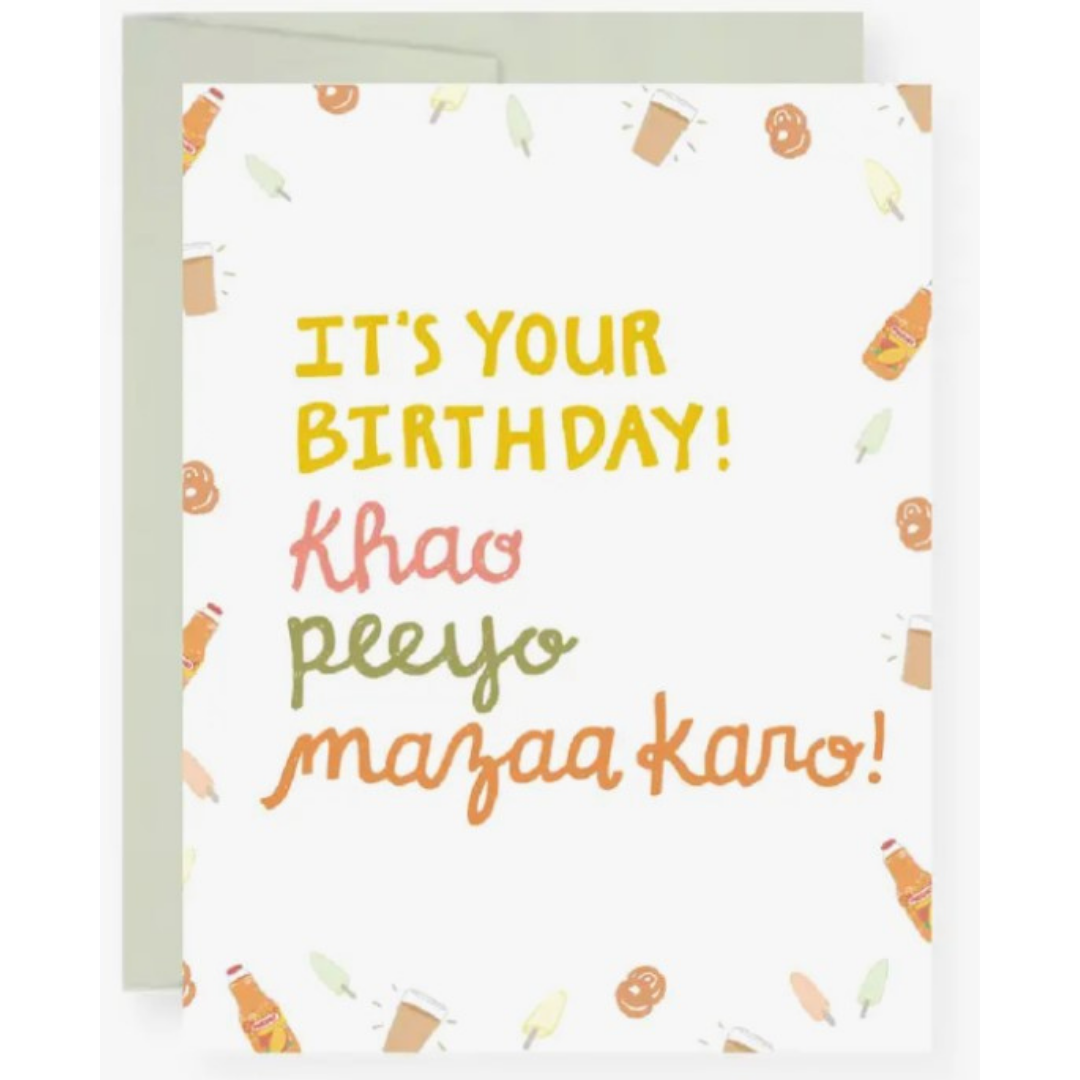 Khao, Peeyo, Mazaa Karo Card