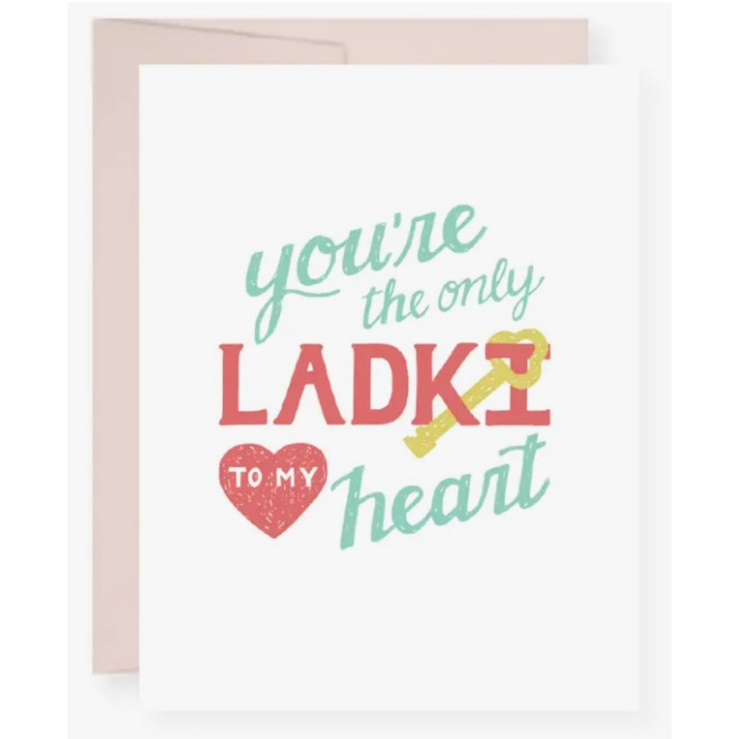 Ladki To My Heart Card