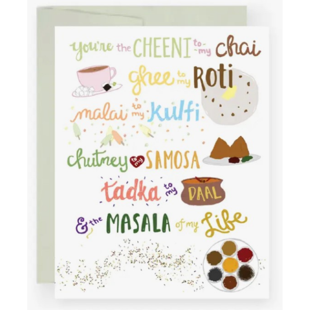 Masala Of My Life Card
