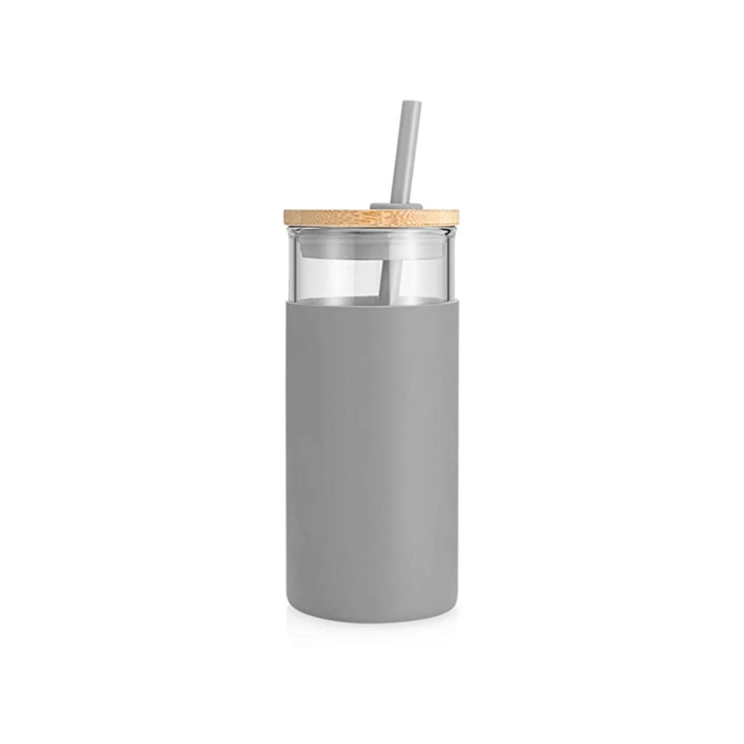 Silicone Glass Tumbler - Grey