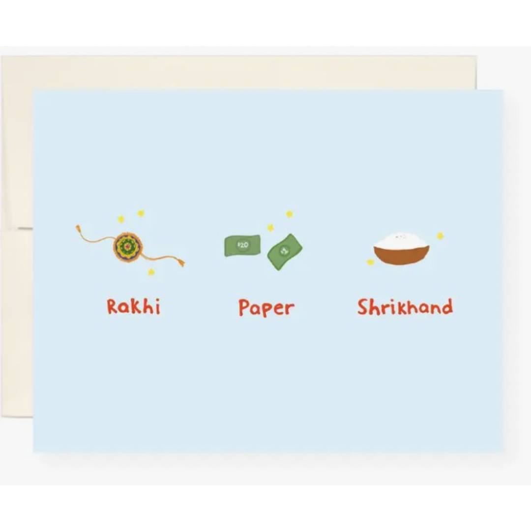 Rakhi Paper Scissors Card