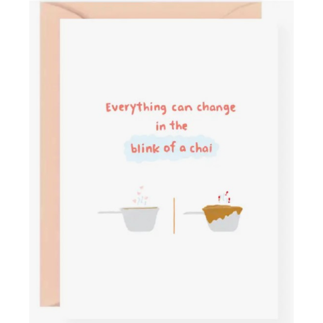 The Blink Of A Eye Card