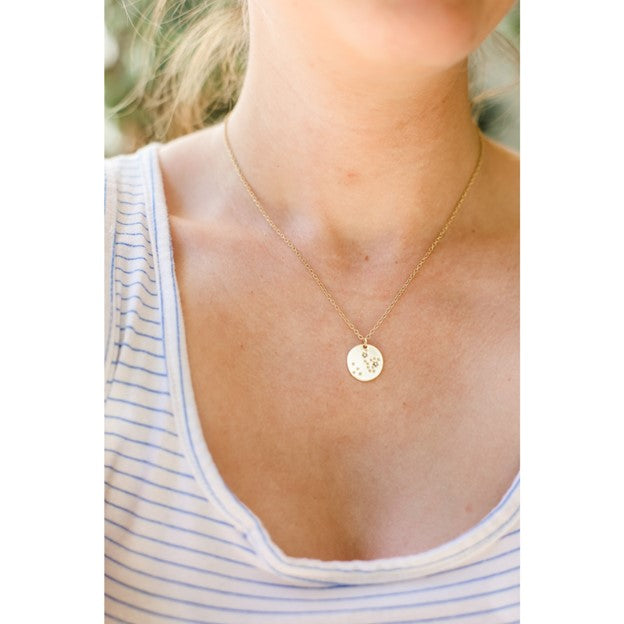 Zodiac Necklace - Gold - SAGITTARIUS (Nov 22-Dec 21)