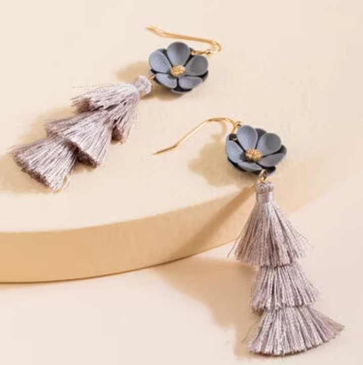 Demi Tiered Tassel Drop Earrings