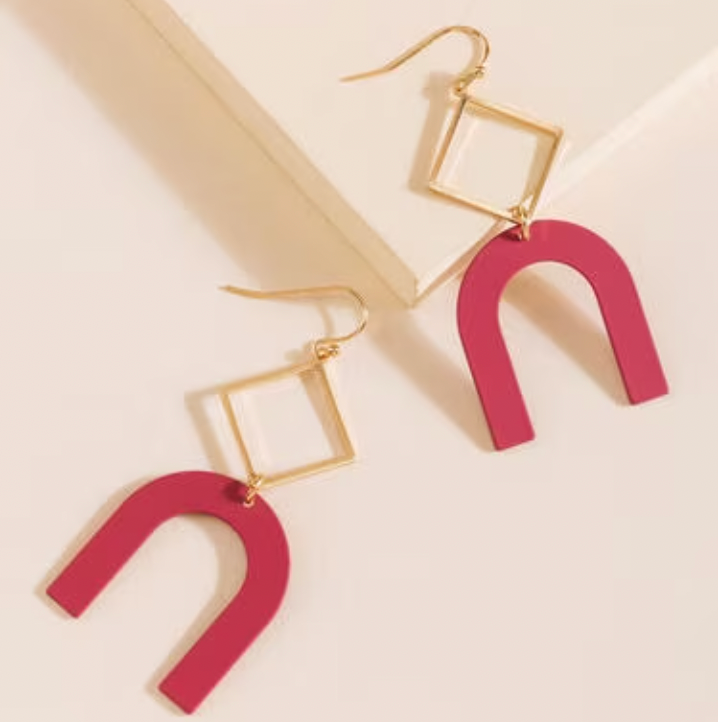 Lanelle Geo Arch Drop Earrings