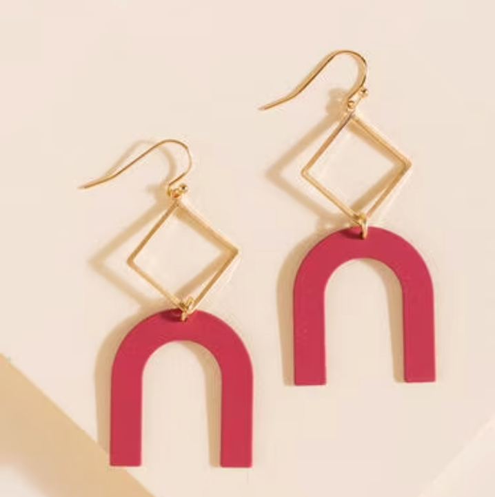 Lanelle Geo Arch Drop Earrings