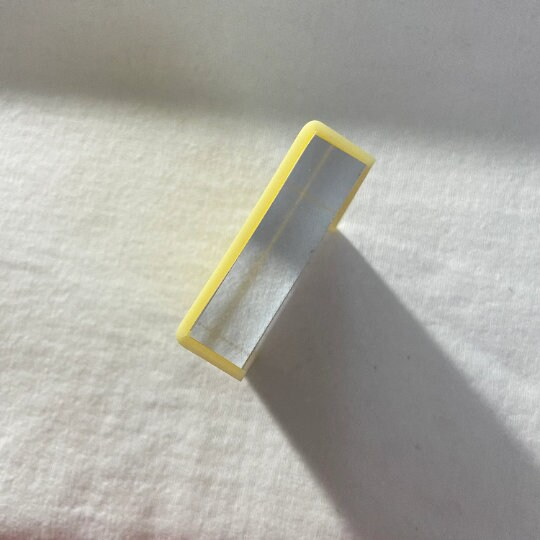 CUSTOM INSTAX PRINT Inside Clear Acrylic Glass Frame Stand Yellow