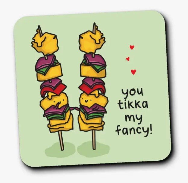 You tikka my fancy coaster