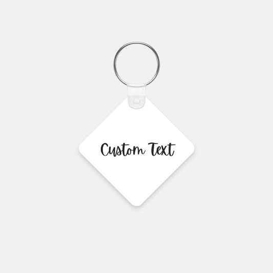 Custom Text - Key Chain (Square)