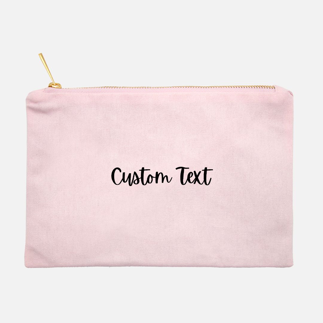 Custom Text - Makeup Bag