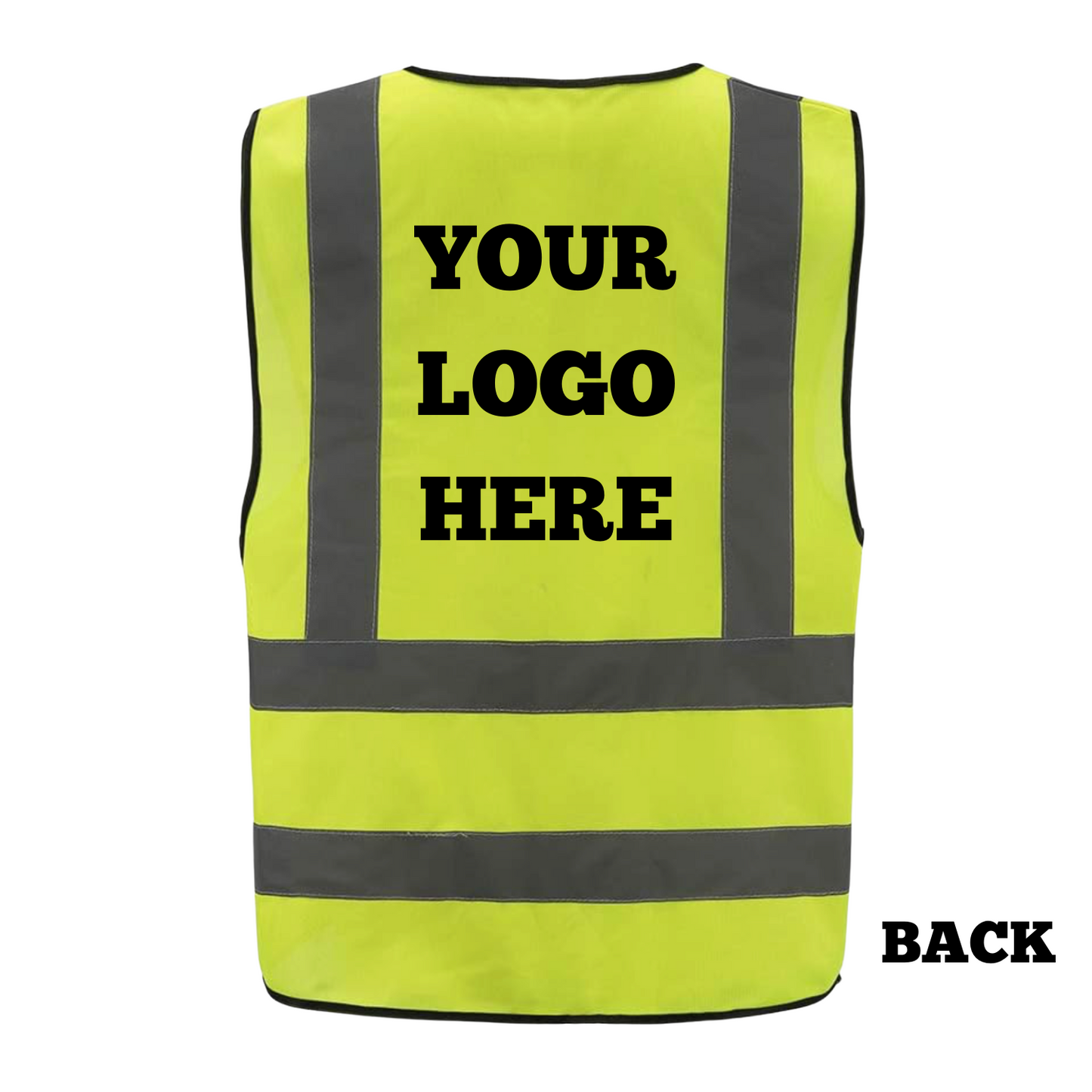 Custom Hi-Vis Safety Vest – Add Your Logo
