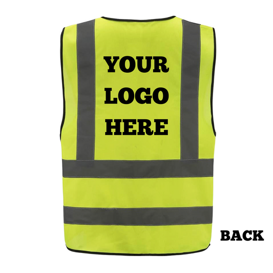 Custom Hi-Vis Safety Vest – Add Your Logo