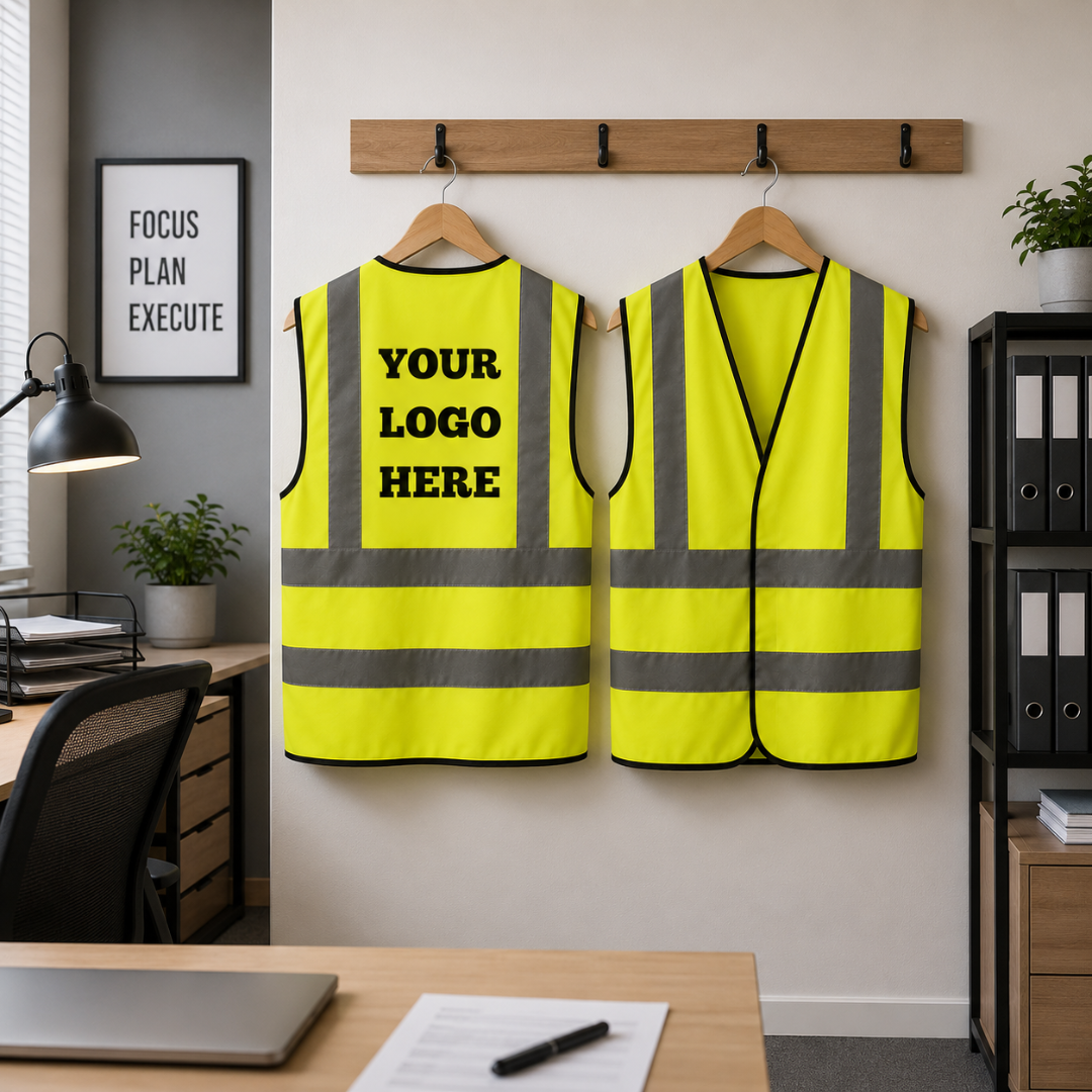 Custom Hi-Vis Safety Vest – Add Your Logo