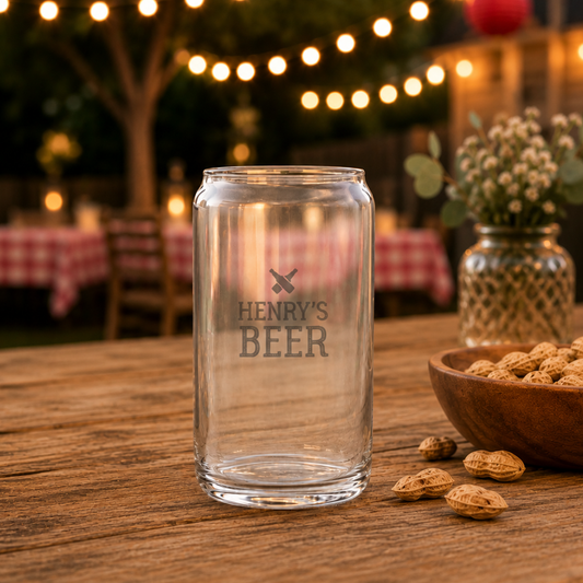 Glass Can - Clear