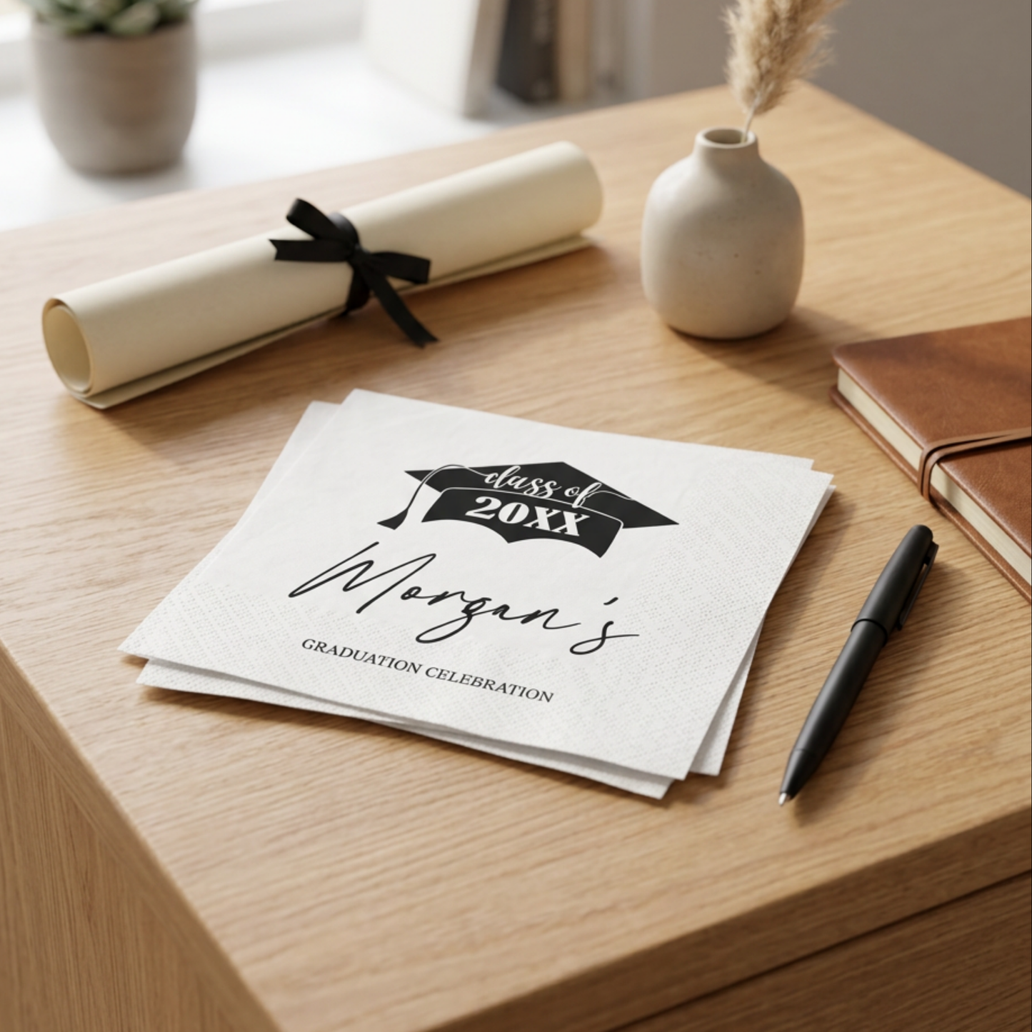 Custom Graduation Napkins - Set of 100