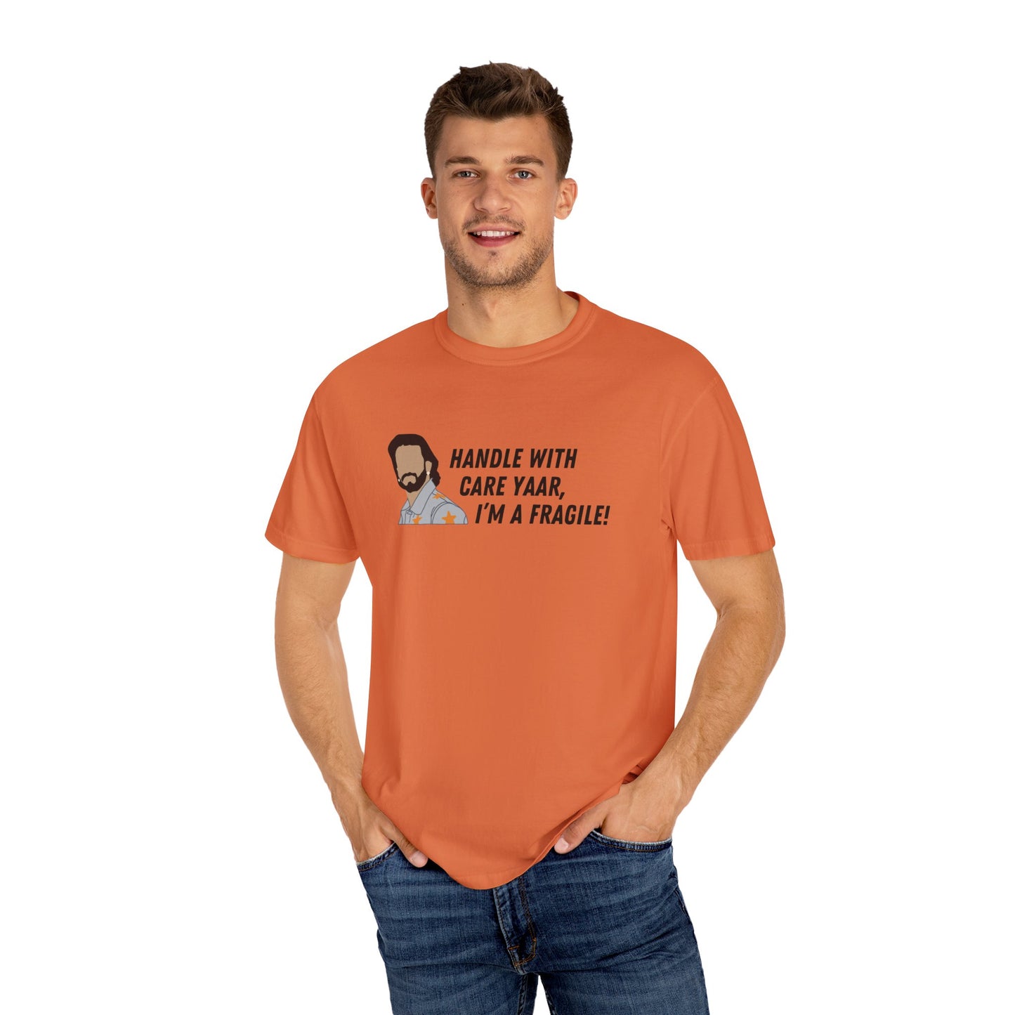 Handle with Care I'm a Fragile! Rocky Randhawa T-Shirt