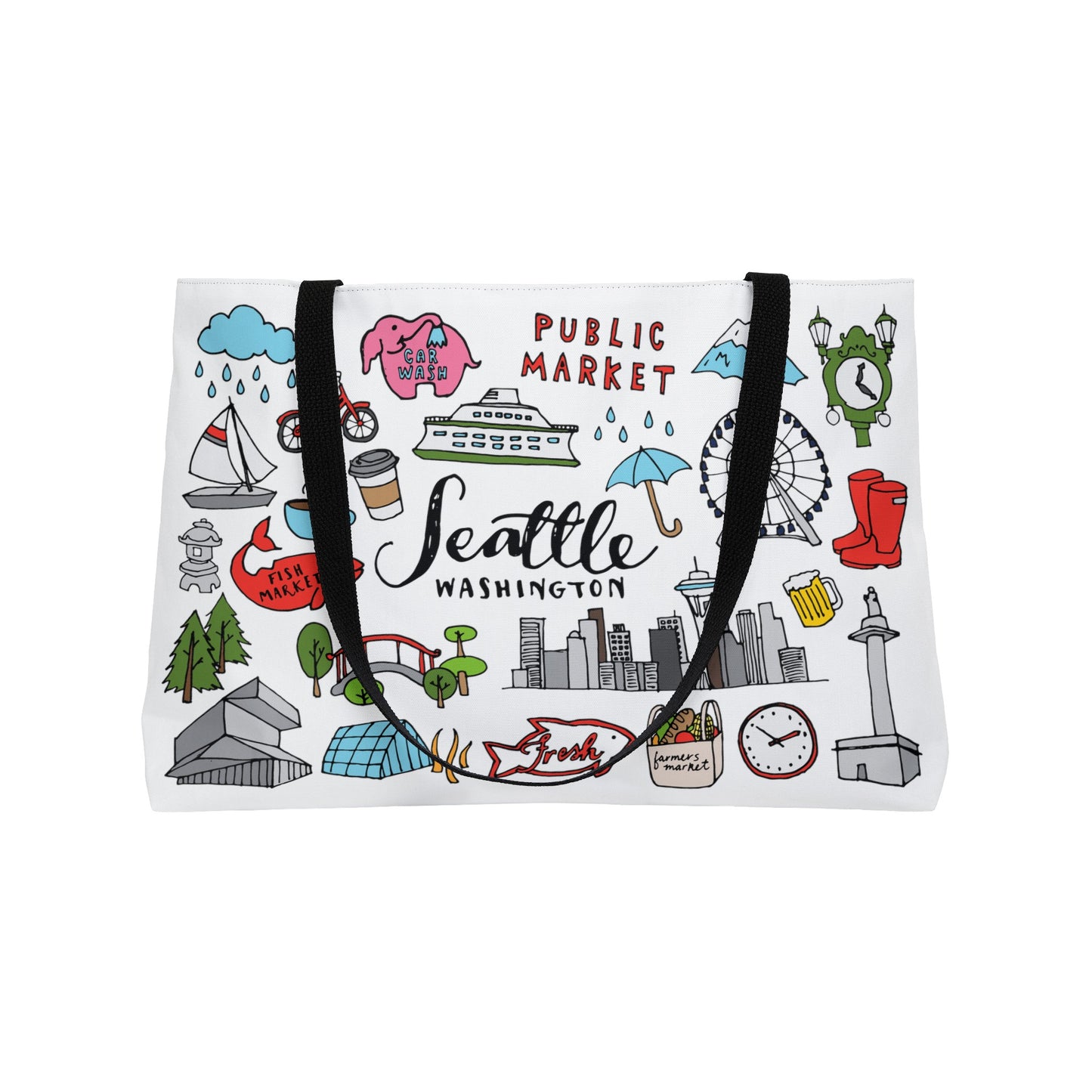 Seattle Weekender Tote Bag