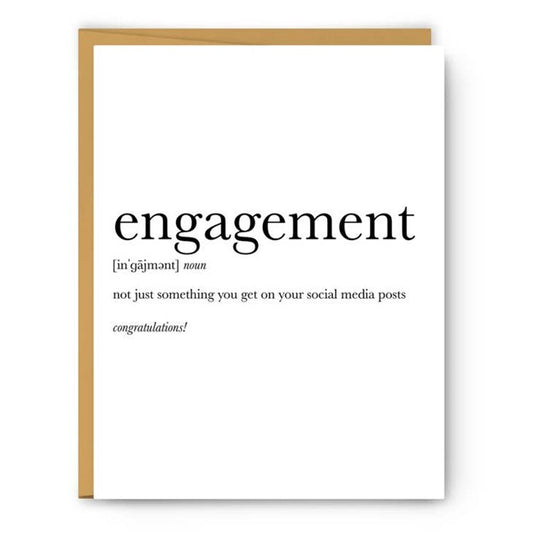 Engagement - Wedding & Engagement Greeting Card