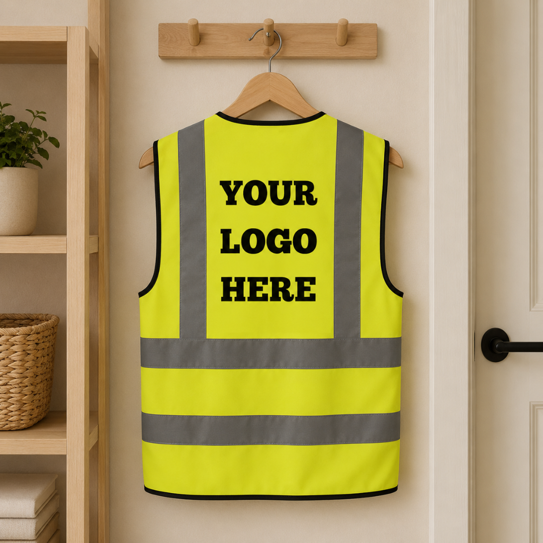 Custom Hi-Vis Safety Vest – Add Your Logo