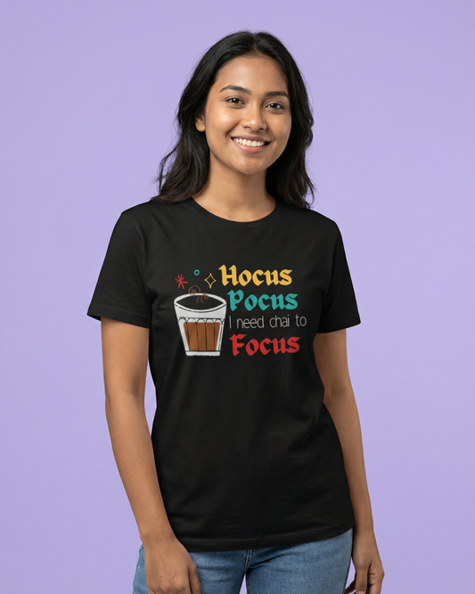 Hocus Pocus I Need Chai To Focus T-Shirt