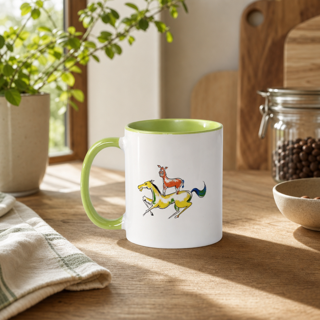 Majnu Bhai Painting Ceramic Mug - SD Exclusive