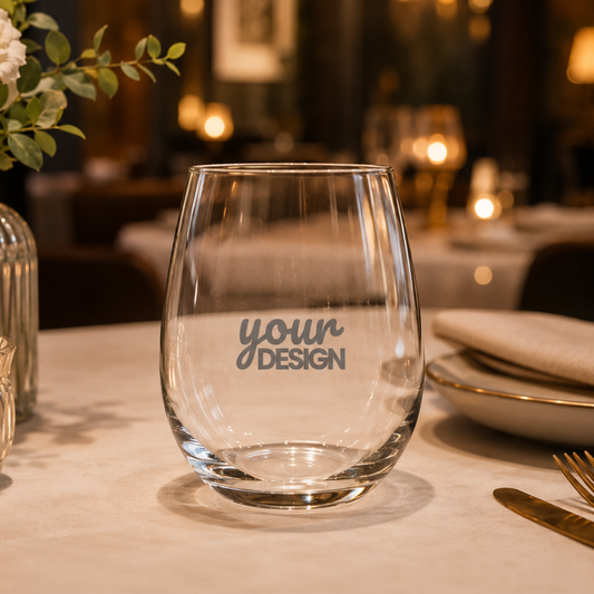 Stemless Wine Glass - Clear