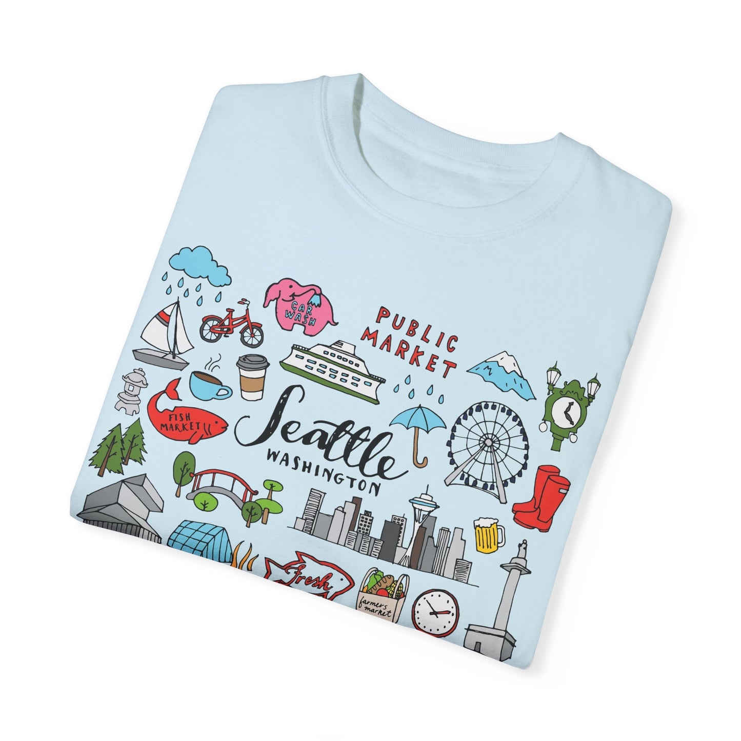 Seattle Illustrated T-Shirt