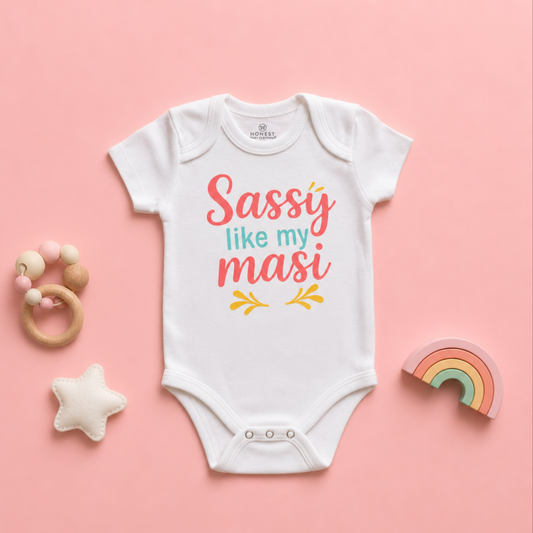 Sassy Like My Masi Baby Onesie (0-3 mo)