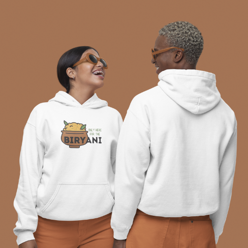 Only Here For The Biryani Hoodie