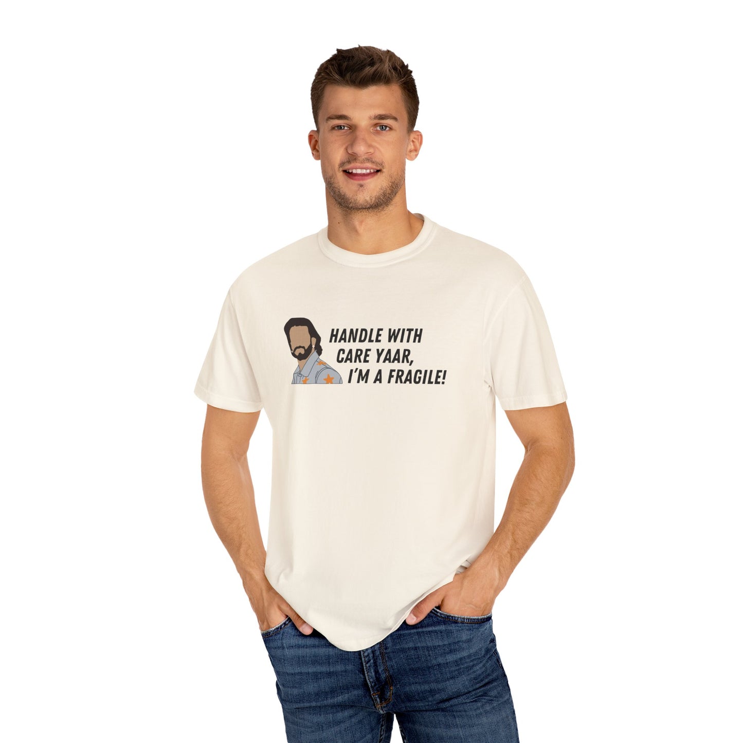 Handle with Care I'm a Fragile! Rocky Randhawa T-Shirt