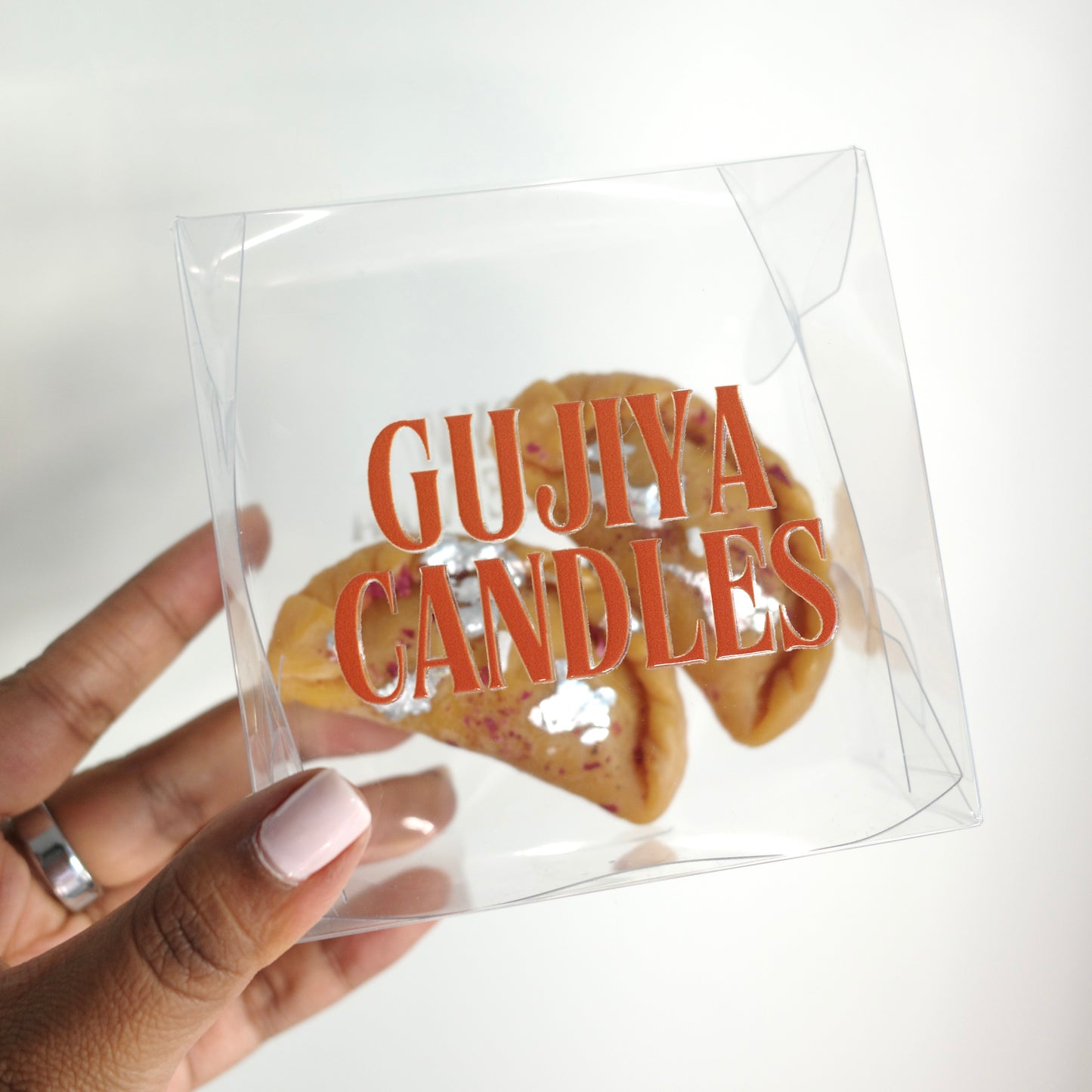 Gujiya Candle – Set of 2 | Handmade Soy Wax | Made in New York