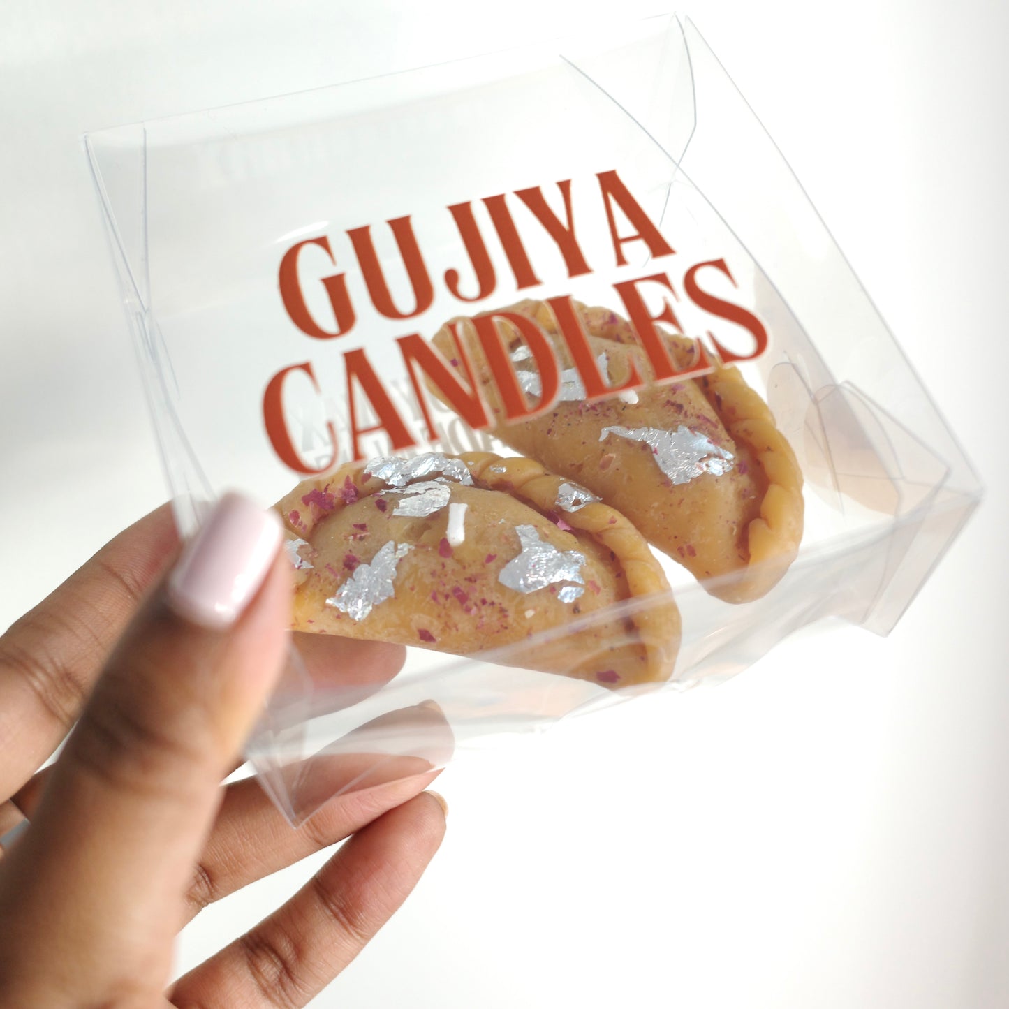 Gujiya Candle – Set of 2 | Handmade Soy Wax | Made in New York