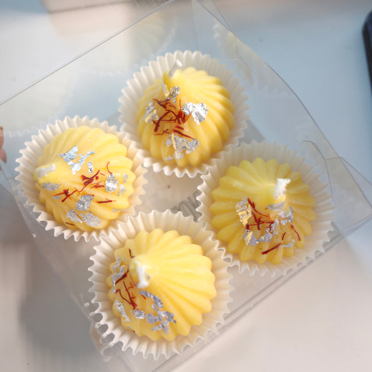 Yellow Modak Candle – Set of 4 | Handmade Soy Wax | Made in New York