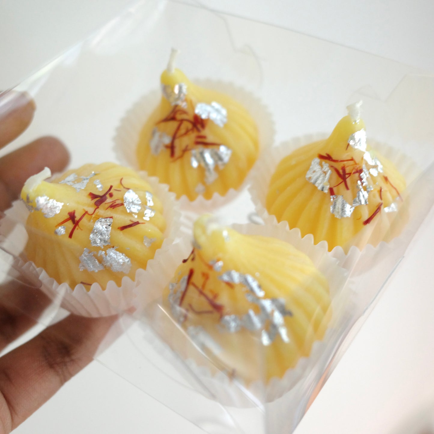 Yellow Modak Candle – Set of 4 | Handmade Soy Wax | Made in New York