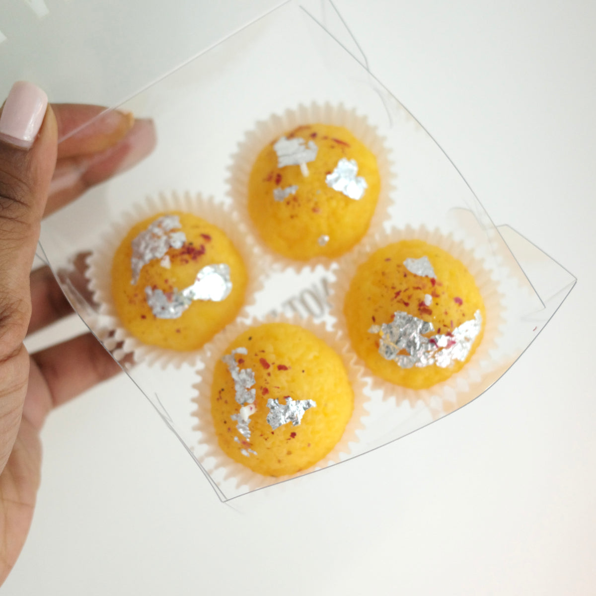 Yellow Ladoo Candle – Set of 4 | Handmade Soy Wax | Made in New York