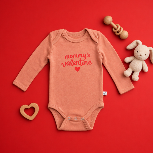 Mommy's Valentine Baby Onesie (0-3 mo)
