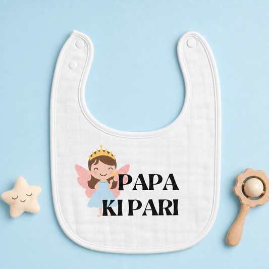 "Papa Ki Pari" Baby Bib