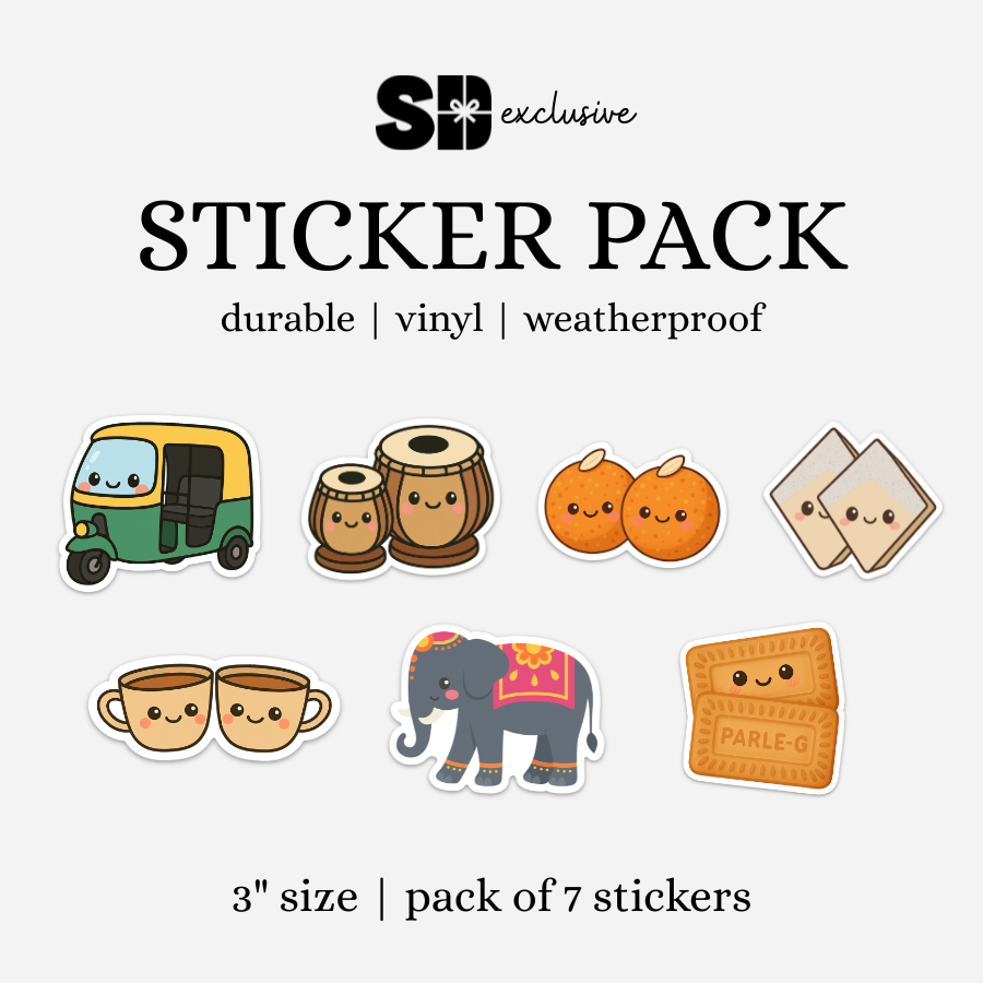 SD Exclusive Desi Sticker Pack