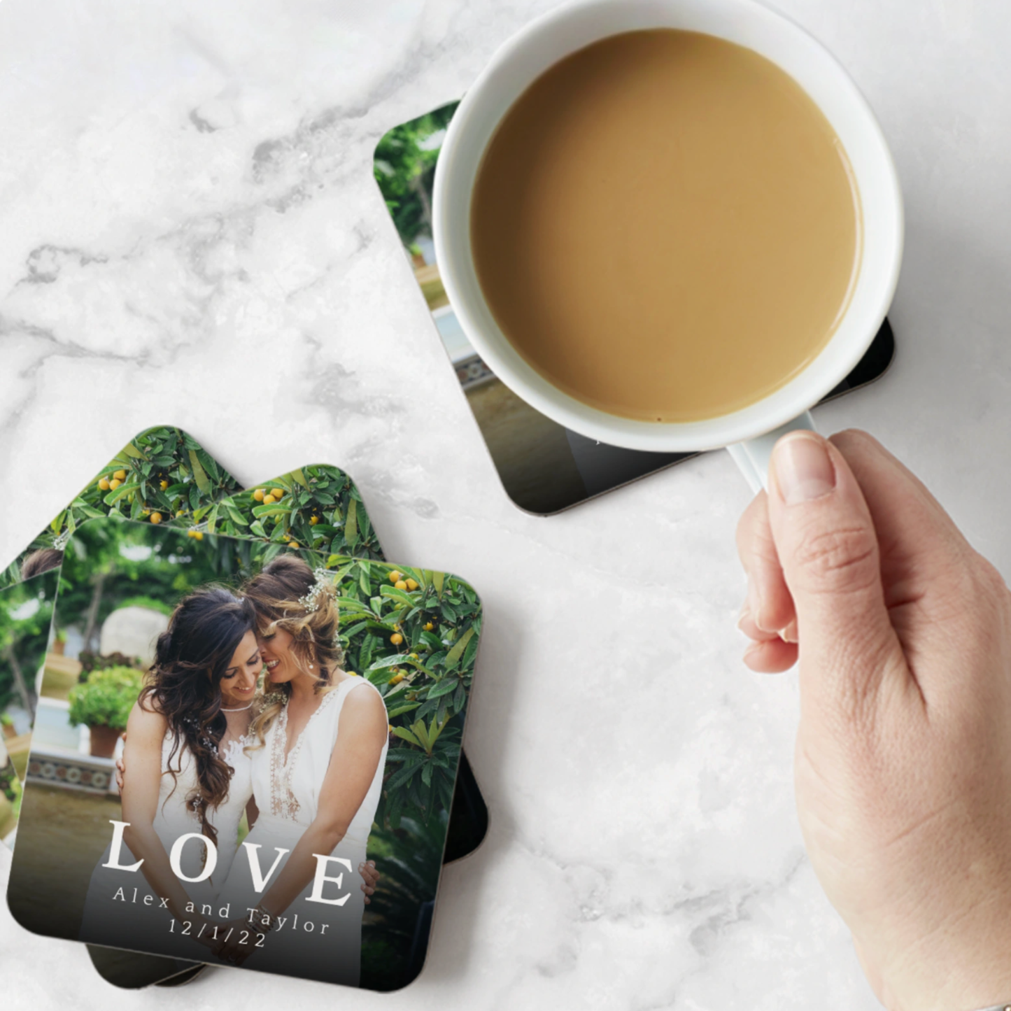 Custom Photo Coasters - Set of 4