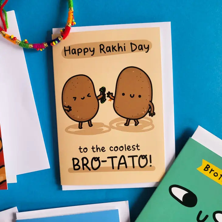 The Coolest Bro-Tato Raksha Bandhan/Rakhi Day Card