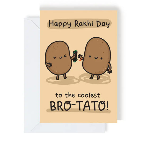 The Coolest Bro-Tato Raksha Bandhan/Rakhi Day Card