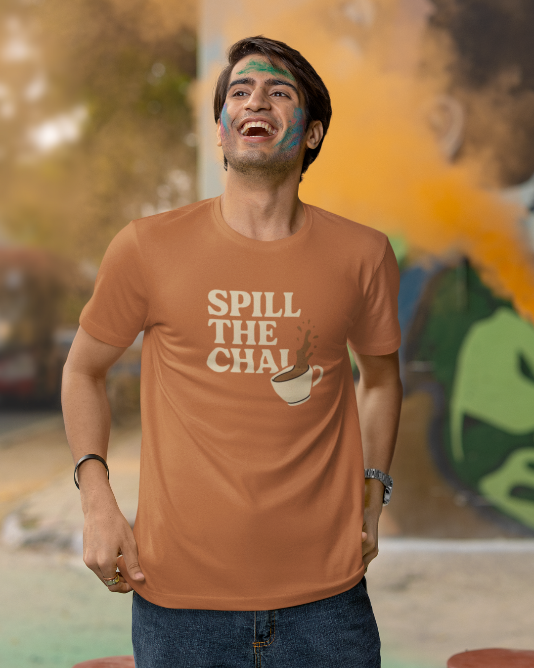 Spill The Chai Tee - Espresso
