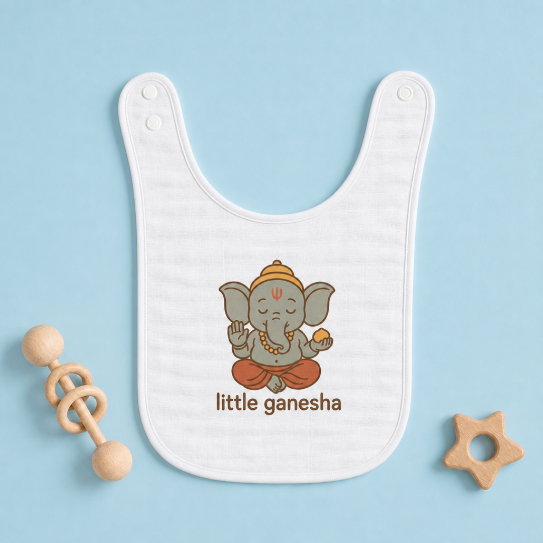 "Little Ganesha" Baby Bib