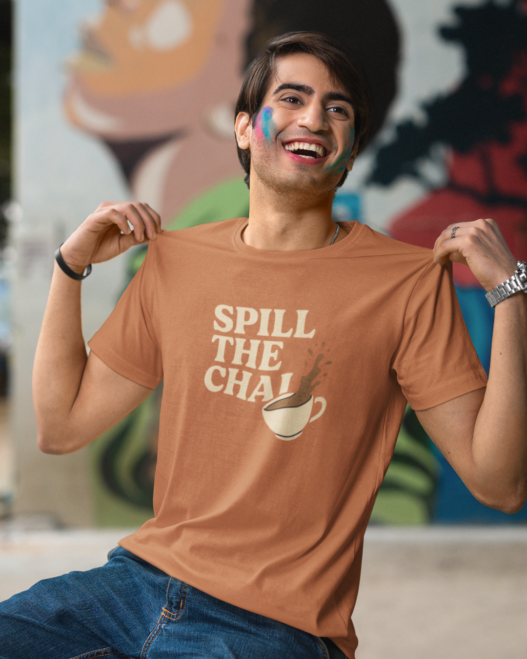 Spill The Chai Tee - Espresso