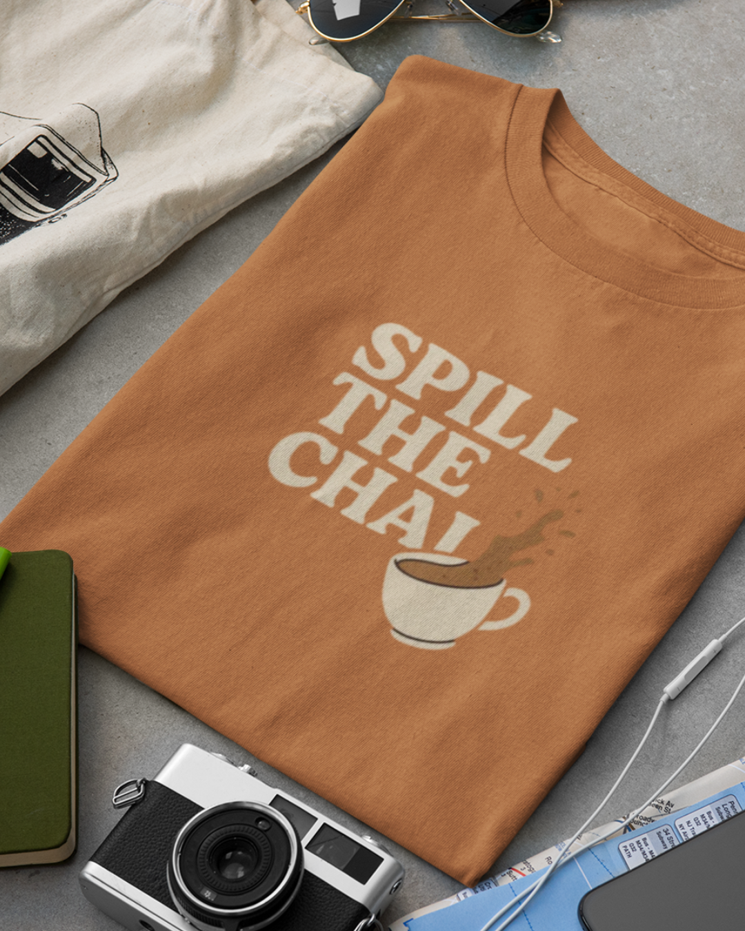Spill The Chai Tee - Espresso