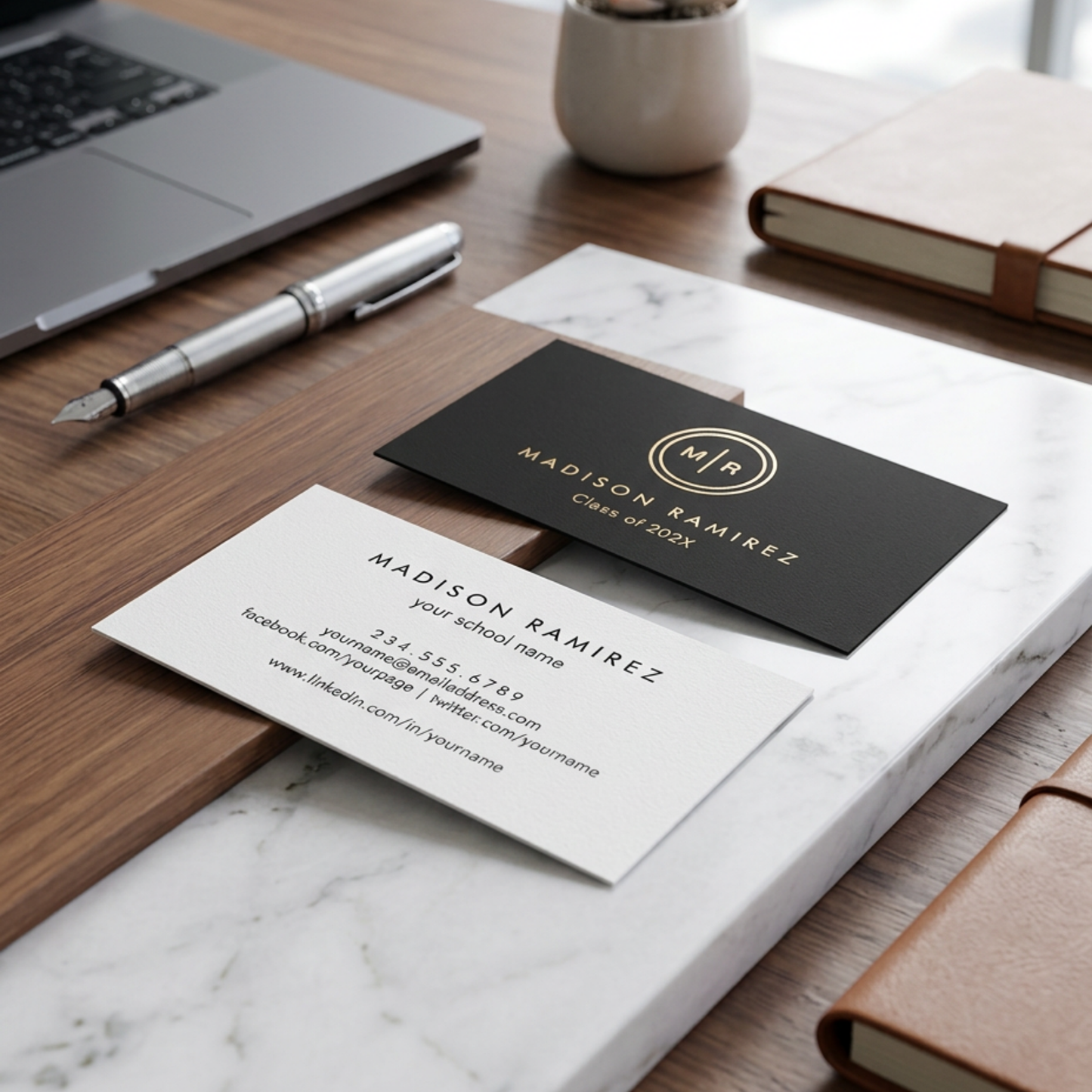 Custom Graduation Business Cards – Set of 100