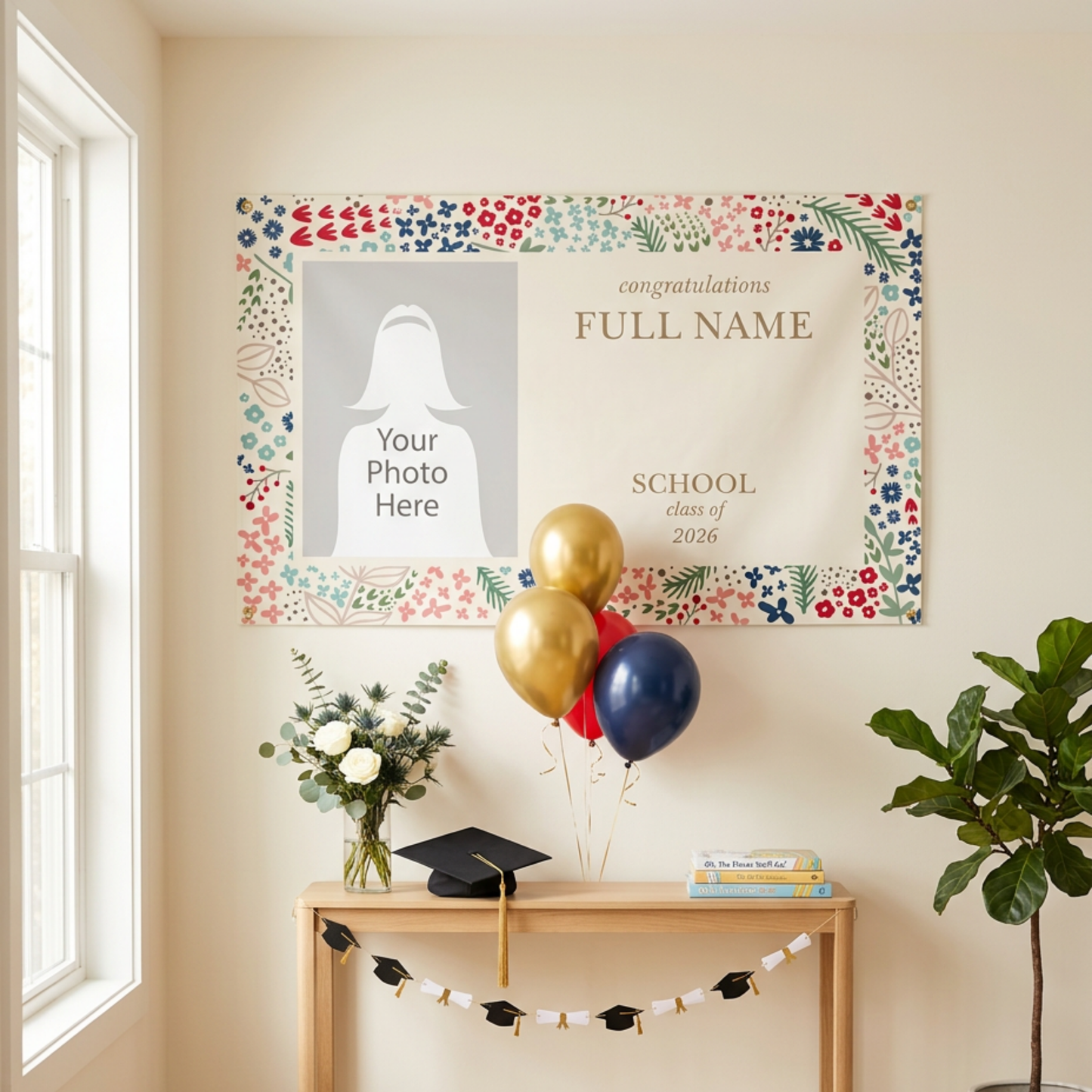Custom Graduation Vinyl Banner