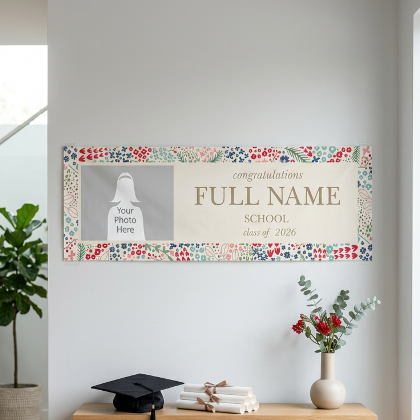 Custom Graduation Vinyl Banner