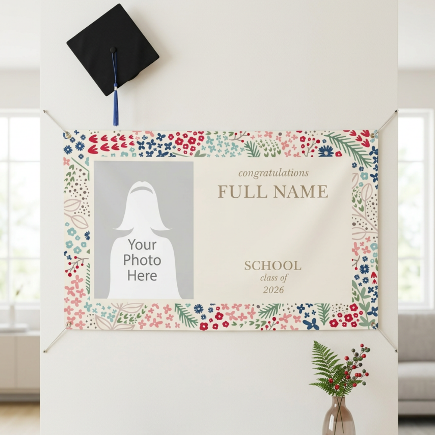 Custom Graduation Vinyl Banner