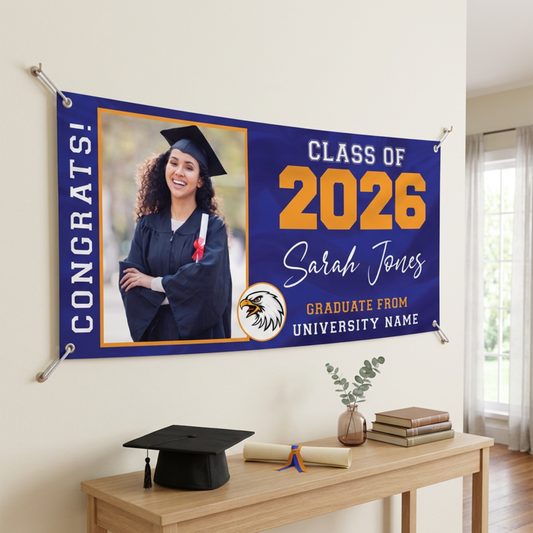 Custom Graduation Vinyl Banner